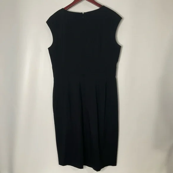 sachin and babi light blue dress LAFAYETTE 148 Shirred crepe midi dress
